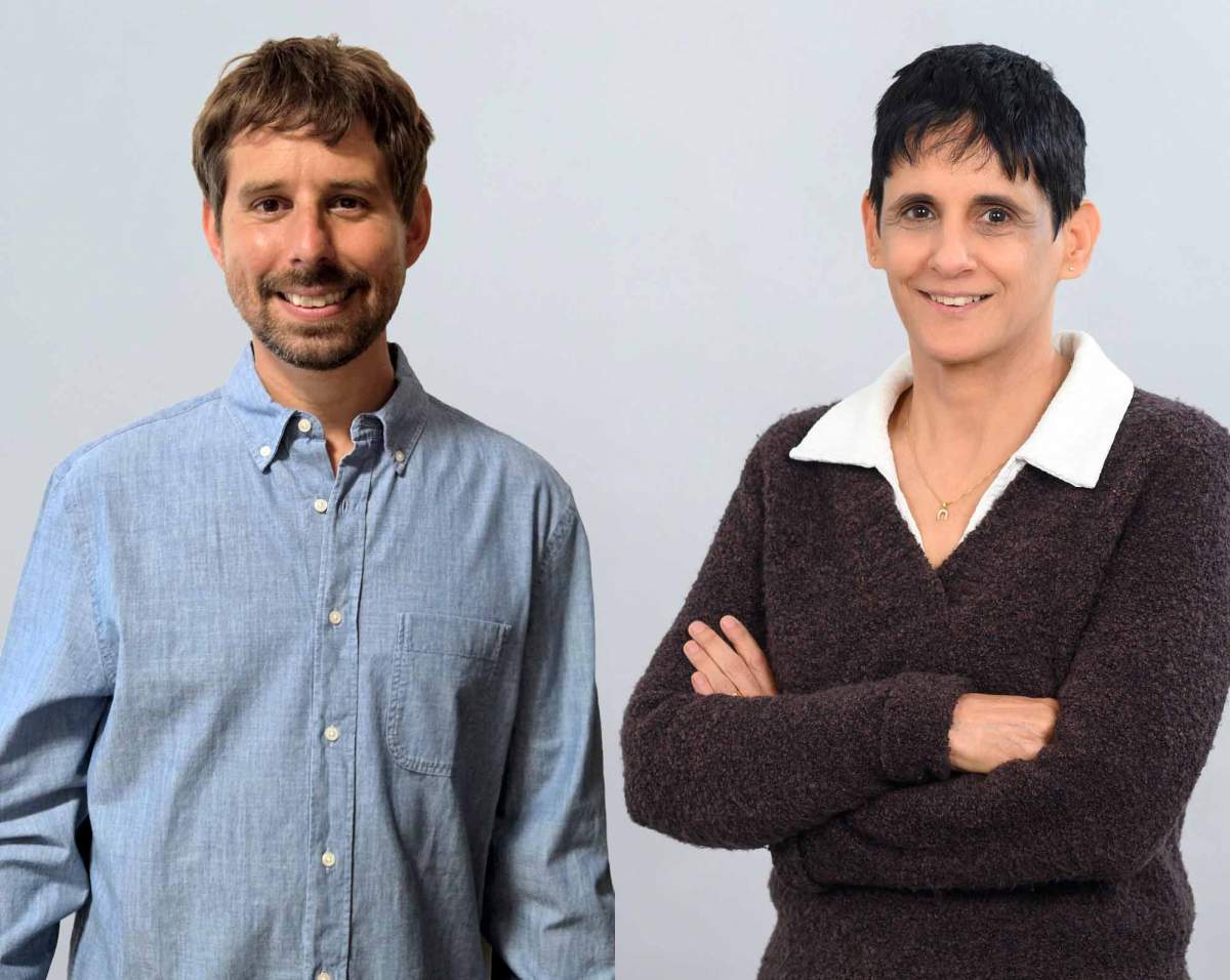 (l-r) Dr. Yarden Ariav and Prof. Ayelet Erez