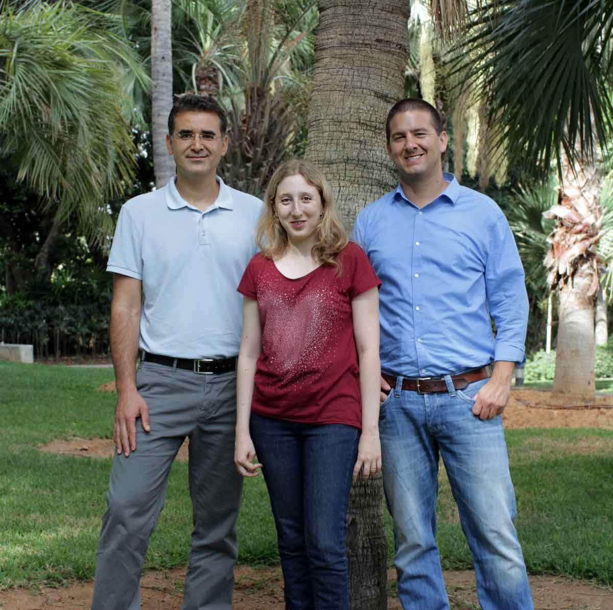 Dr. Elik Chapnik, Natali Rivkin and Dr. Eran Hornstein