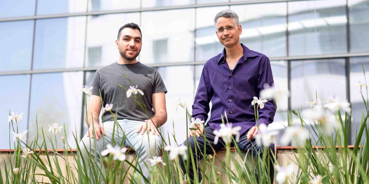 (l-r) Yinon Bar-On and Prof. Ron Milo compiled a biomass distribution for all life on Earth 