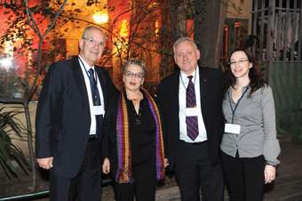 מימין לשמאל: יעל גורן-וגמן, יאיר סרוסי, חנה פרי-זן, שמשון הראל