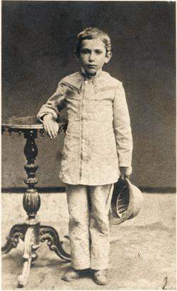 Chaim Weizmann as a child.