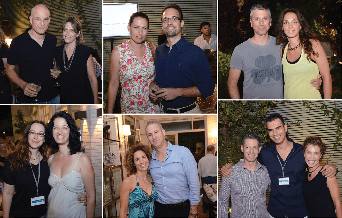 חברים במפגש מועדון הצעירים. בתמונה הימנית התחתונה: במרכז עמיר שאלתיאל, יו"ר מועדון הצעירים, מארח בביתו