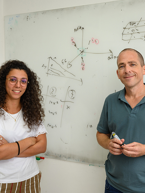 (l-r) Dr. Rita Manco and Prof. Shalev Itzkovitz who developed the "ClumpSeq" approach