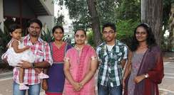 סטודנטים וחוקרים מהודו באירוע החגיגי 