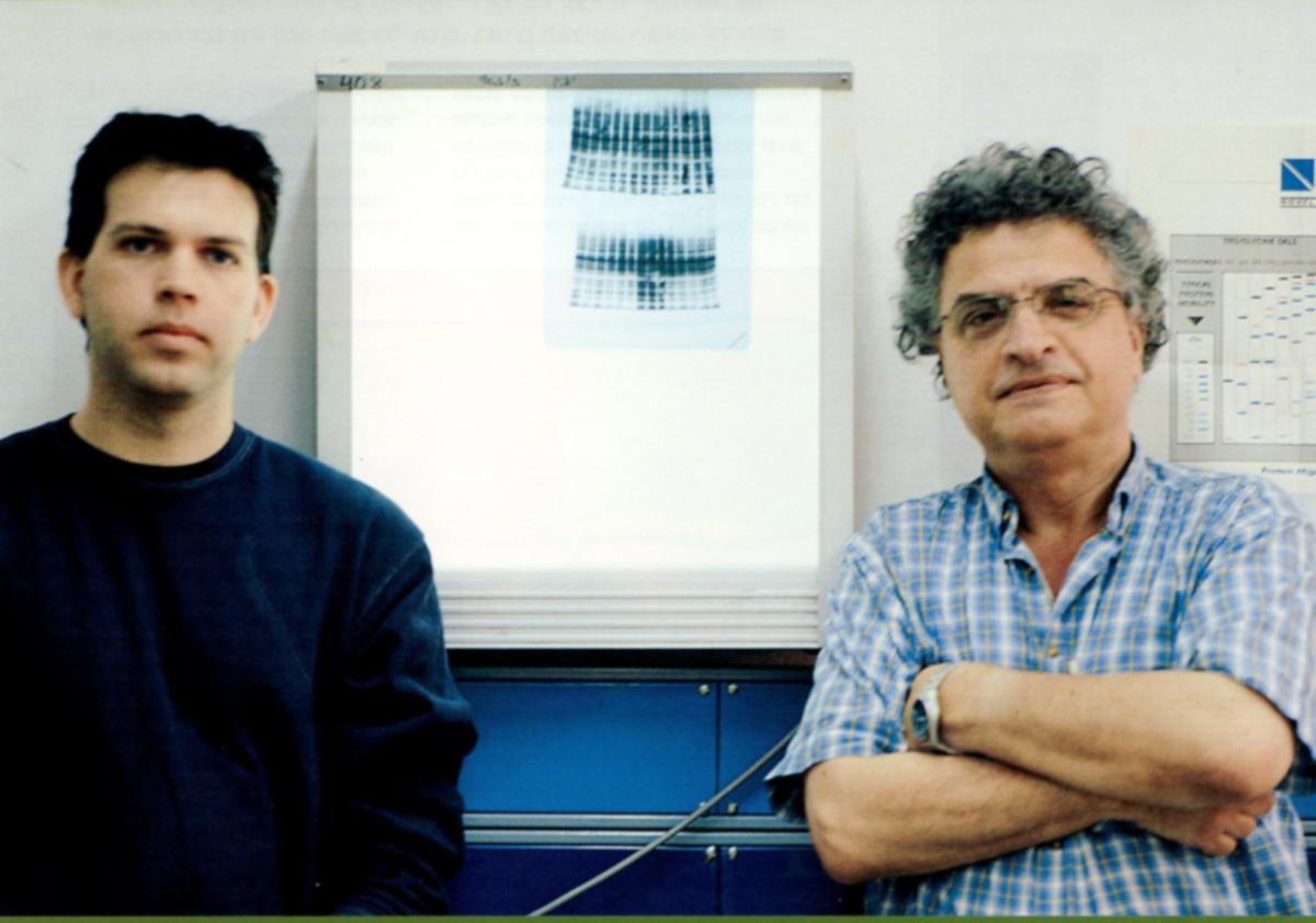 מימין לשמאל: פרופ' ידין דודאי ודייגו ברגמן. למידה וזיכרון